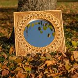 Mirrors - Mandala Mirror Wall, Boho Mirror - BHDECOR