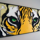 Autres décorations murales - Art mural tigre Décoration d'intérieur Art mural Mandala Décoration d'appartement - BHDECOR
