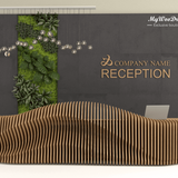 Countertops - Reception counter / desk GEORGIA - MYWOODREAM