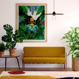 Mobilier et rangements pour bureau - Canapé rétro intérieur Barnabé 2 places - LES GAMBETTES