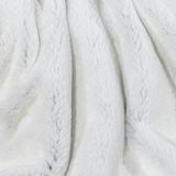 Couettes et oreillers - Seal Silver Breeze - Plaid en fausse fourrure - DECKENKUNST MANUFAKTUR GERMANY