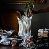 Vases - Vase en cristal taillé Chiara - LEONE DI FIUME
