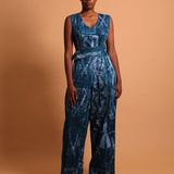 Prêt-à-porter - Combinaison pantalon à motifs monochrome – Entière - KROSKEL