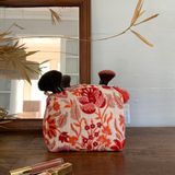 Pochettes - Trousse de toilette à fleurs rose et blanche Esha - TERRE AMBRÉE