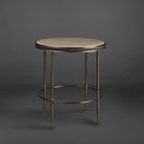 Dining Tables - Mandel Round Side Table - MADHEKE