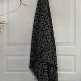 Other bath linens - Chaya black and white ethnic pattern sarong - TERRE AMBRÉE