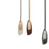 Bijoux - long alpha brown horn + small alpha Gold bronze - CATH•S