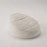 Couettes et oreillers - Coussin rond en fourrure de coton biologique - SAFO