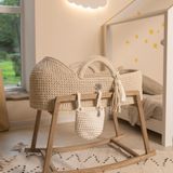 Baby furniture - Moses basket with round hood and rocking stand - ANZY HOME