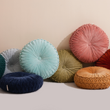 Couettes et oreillers - Coussin rond en velours - 16 pouces - CASA AMAROSA