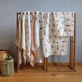 Childcare accessories - LÄSSIG Swaddle & Burp Blanket M/L Little Mateys - LASSIG GMBH