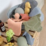 Bain pour enfant - LÄSSIG Gant de toilette et de jeu GOTS Tortue, Octopus, Requin & Baleine - LASSIG GMBH