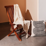 Customizable objects - Winter Handmade Boho Throw Blanket, - 127 x 152 cm - CASA AMAROSA