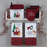 Dish towels - tea towel garden gnomes - KARENA INTERNATIONAL