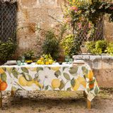 Kitchen linens - "Amalfi" Linen Tablecloth - NAPKING BY BELLAVIA