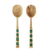 Ustensiles de cuisine - Set de service en bois avec bambou - MADAM STOLTZ