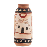 Vases - Handpainted terracotta vase - MADAM STOLTZ