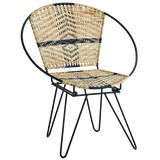 Chaises longues - Chaise longue en fer avec rotin - MADAM STOLTZ