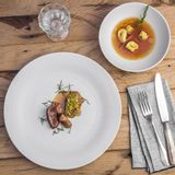 Everyday plates - DESSERT PLATE 20.5 CM VESUVIO WHITE - TABLE PASSION*