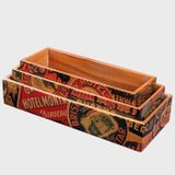 Sculptures, statuettes and miniatures - SET OF 3 TRAYS - TOURD'HORIZON