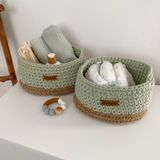 Objets déco enfant - Panier à couches en jute - ANZY HOME
