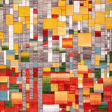 Tapis design - Modernist Stained-Glass Gabbeh 1, Zollanvari Super Fine Gabbeh - ZOLLANVARI INTERNATIONAL