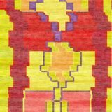 Design carpets - Bonfires, Glitch Gabbehs Collection,Zollanvari Super Fine Gabbeh - ZOLLANVARI INTERNATIONAL