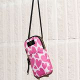 Clutches - Pink Love recycled Phone Bag ♻️ - WOUF