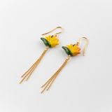 Bijoux - Boucles d'oreille pendantes Oiseau de Paradis - Sawadee - NACH
