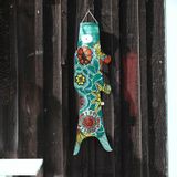 Decorative objects - Green Blossom Koinobori (KOI2.42/M) - MADAME MO