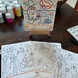 Children's arts and crafts - Paint Your Calender - VERY LUCKY CRAFTSHOP