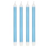 Decorative objects - Styles Regular Candle Dia 2.2 x 29 cm 4 Piece Blue - VILLA COLLECTION DENMARK