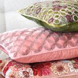 Fabric cushions - ANOUK embroidered cushions. - ANKE DRECHSEL
