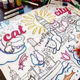 Stationery - Color for Happiness Poster - VERY LUCKY CRAFTSHOP