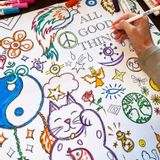 Poster - Color for Happiness Poster - Symbols - VERY LUCKY CRAFTSHOP