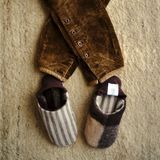 Socks - Block plaid x stripes - MERIPPA