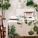 Table linen - 100% Linen Tablecloth  ǀ  TREES - LINOROOM 100% LINEN TEXTILES