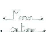 Autres décorations murales - Cadeau Fête des mères "Maman on t'aime" - L'ATELIER DES CREATEURS