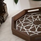 Trays - Arabesque walnut table top - TURQUOISE MOUNTAIN