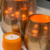 Decorative objects - Barrel Metal Bubbly Candle - OSCAR LUXURY CANDLES