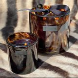 Decorative objects - Cylinder Leopard Candle - OSCAR LUXURY CANDLES