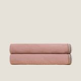 Throw blankets - SOFT COTTON WITH TORCHON BORDER - FRATI HOME