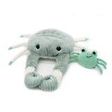 Soft toy - Cassecou the crab mommy baby mint - DEGLINGOS