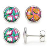 Bijoux - Ears Studs Les Minis Pitaya / Papaye - LES MINIS D'EMILIE