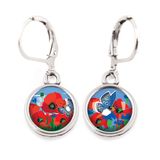 Jewelry - Earrings Les Minis Famille Coquelicots / Bleuets - LES MINIS D'EMILIE