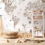 Poster - Mapa del Mundo Kids - APDECORATION