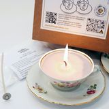 Gifts - DIY KITS FOR CREATING VEGETABLE CANDLES IN AN OLD CUP - CHARITY BOUGIES DE NY