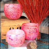 Bougeoirs et photophores - Bougie Photophore Globe Hippie - LES ARTISANS CIRIERS BRUXELLOIS