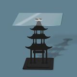 Objets de décoration - Table temple chinois couleur personnalisable - RPC REPRO