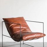 Armchairs - Santa Monica Taba Metal Armchair - CHAPPAL.CO